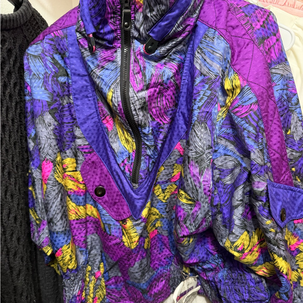 Ski Jacket 10 Size Vibrant Multicolor Women's Jacket